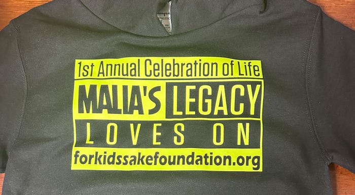 Glow Malia Celebration of Life Sweatshirts